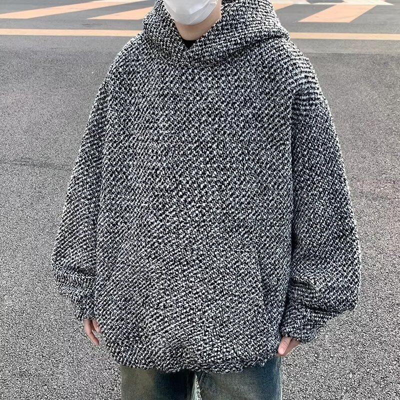 Spring Luxury Casual Heavy-weight Hooded Sweatshirt Designer Hoodie For Men New Trendy Retro Loose-fitting Warm Casual Top
