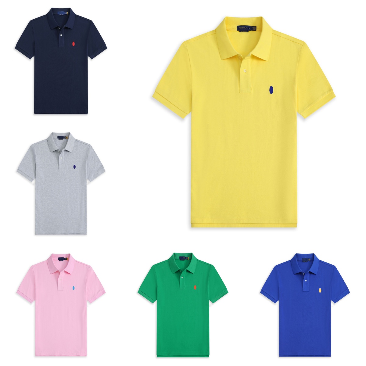 Designer Men's Cotton T Shirt Small Horse Embroidery High End Sports Tee Women Causal O-Neck Loose T Shirt Summer Fashion Polo Shirt