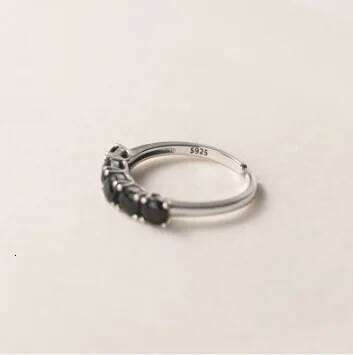 Sterling Silver Round Zircon Adjustable For Women Ladies Rings Wedding Jewelry Wholesale Argent 925 H260312