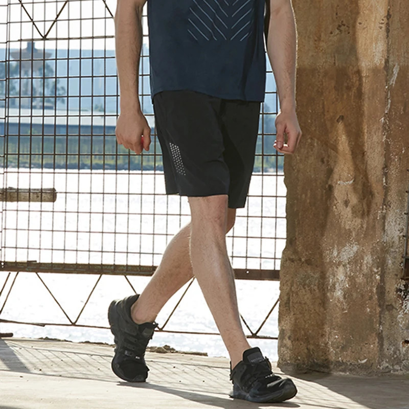 Ice Silk Running Shorts Men Printing Loose Basketball Sport Gym Quick Dry Breathable Fitness Training Workout Bottom Male 260228