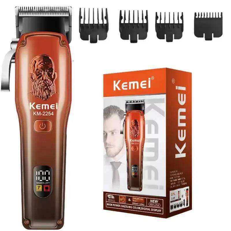 Kemei Professional Cord/Cordless Men Clipper Rechargeable Electric Beard Hair Trimmer Adjustable HairCut Machine C260312