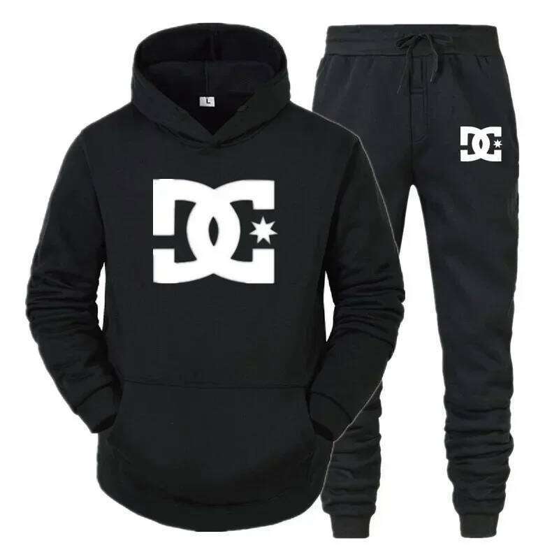 Men's Two-Piece Sports Shirt Casual Pants Set, Combining Fashionable Fitness Sports, New Autumn And Winter Styles