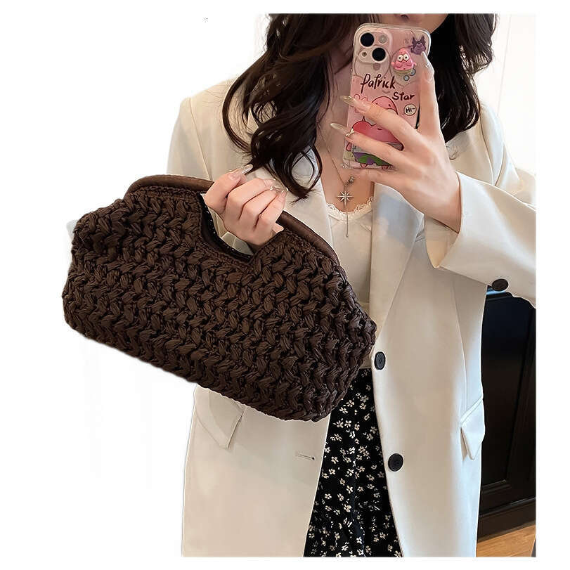 Designer bags hand-woven women's handbag 2026 summer new style high-quality stylish beach vacation tote bag