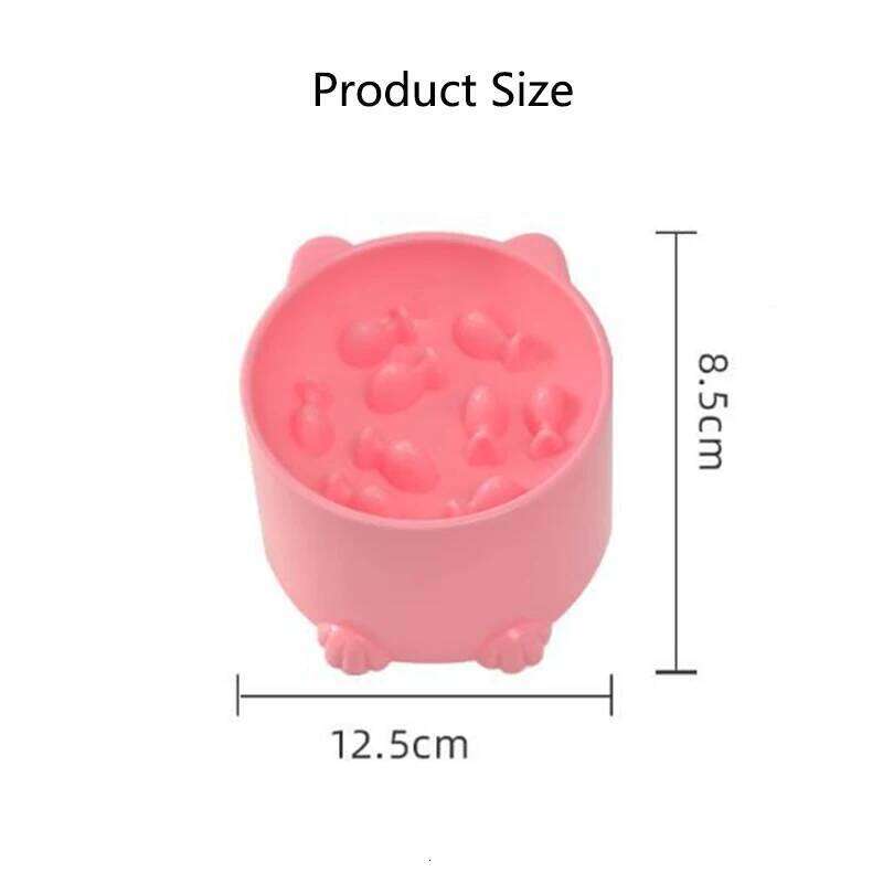 Dog slow food small anti-choking bowl neck protection design cat and dog feeding device pet supplies 26Y0312