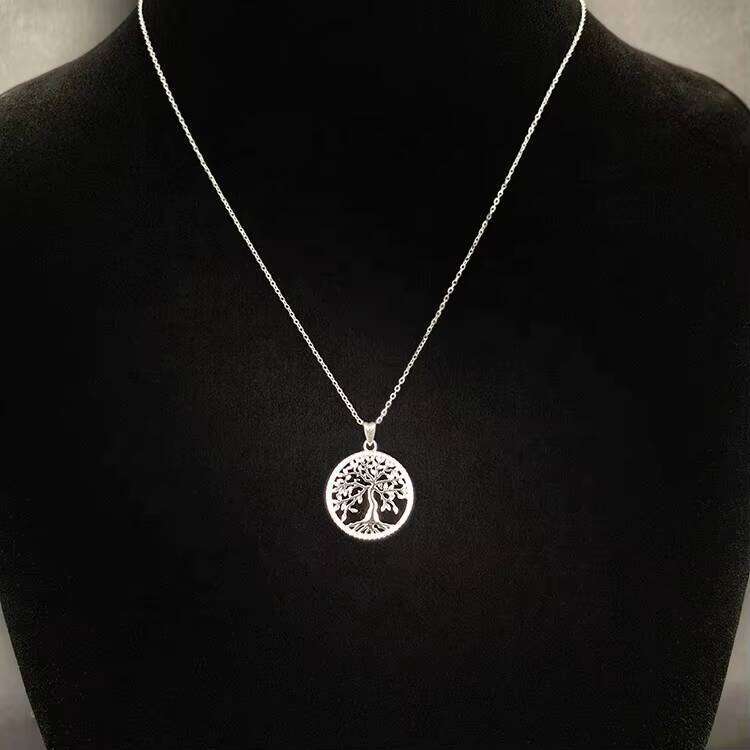 Pure Sier Fine Jewelry Unisex Kabbalah VVS Moissanite Necklace Je Inspiration