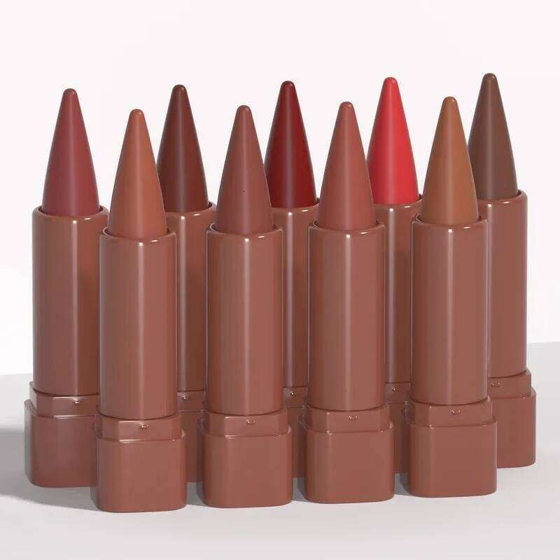 Gradient Lip Liner Pen with Matte Velvet Finish Smooth Application Lipstick for Defined and Elegant Lips W260311