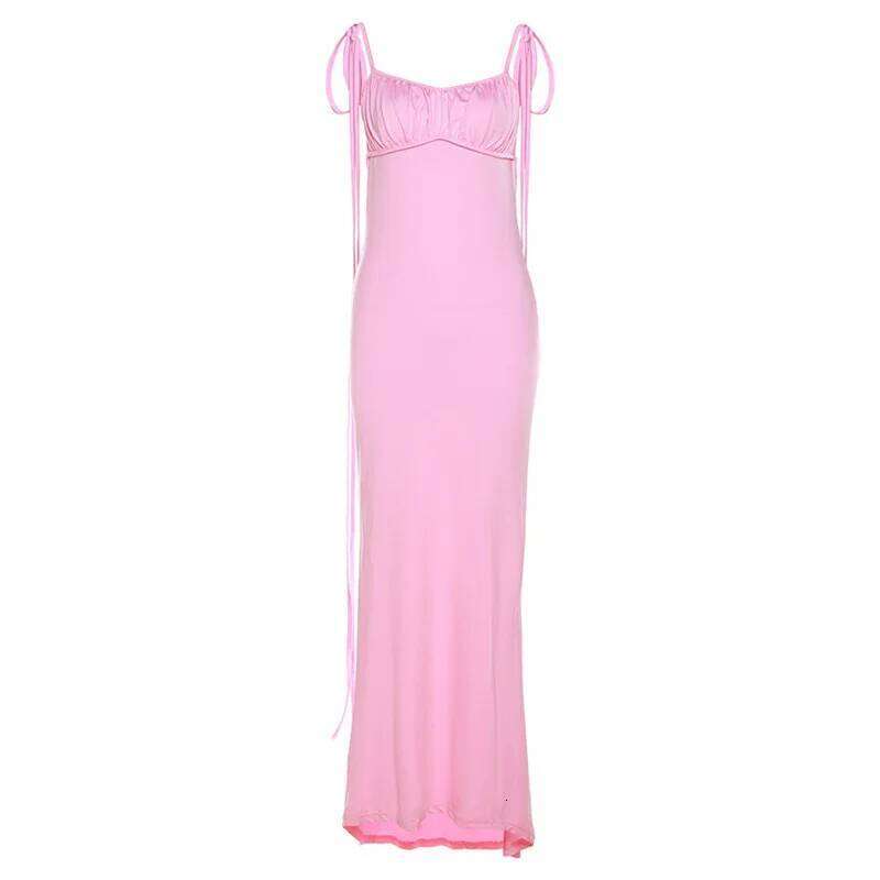 European and American summer new women's fashion trend Harajuku suspender sexy backless slim fit hip hugging temperament dress C260312