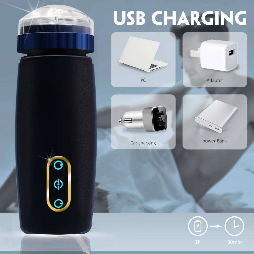 Automatic Male Masturbator Cup Thrusting Modes Pocket Pussy Penis Pump Blowjob Machine Sex Toy For Men Adult Supplies Z260312