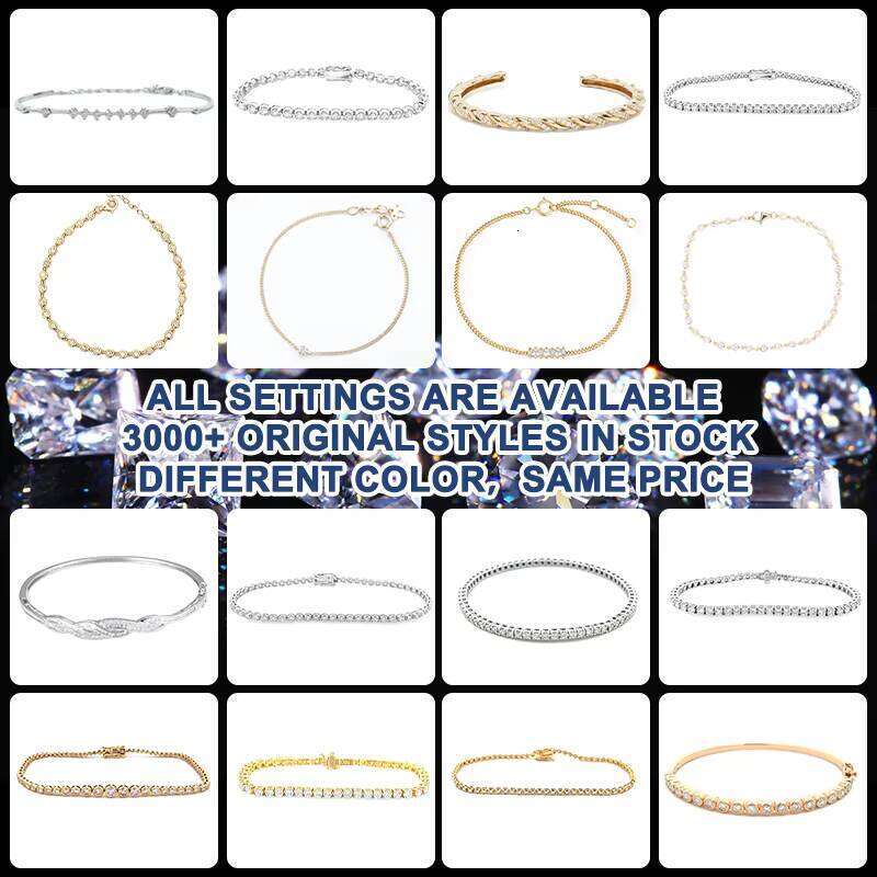Gia Igi Certified Vvs CVD Hpht Lab Grown Round 14k Women's Real Tennis Bracelet