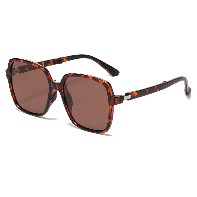 2026 New Fashion Large Frame Polarized Folding Sunglasses for Women, Trendy High-End Wholesale