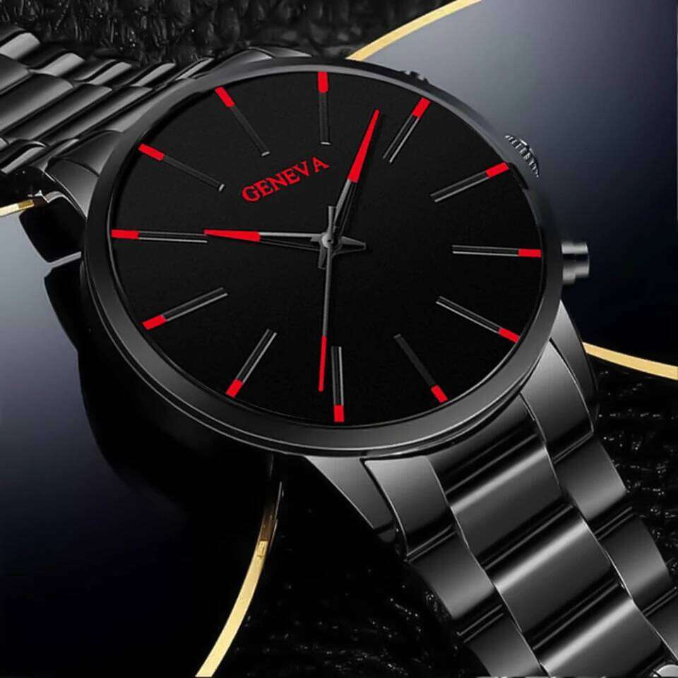 Fashionable and casual men's watch, business-style simple quartz wristwatch, Christmas, Thanksgiving, Valentine's Day gifts