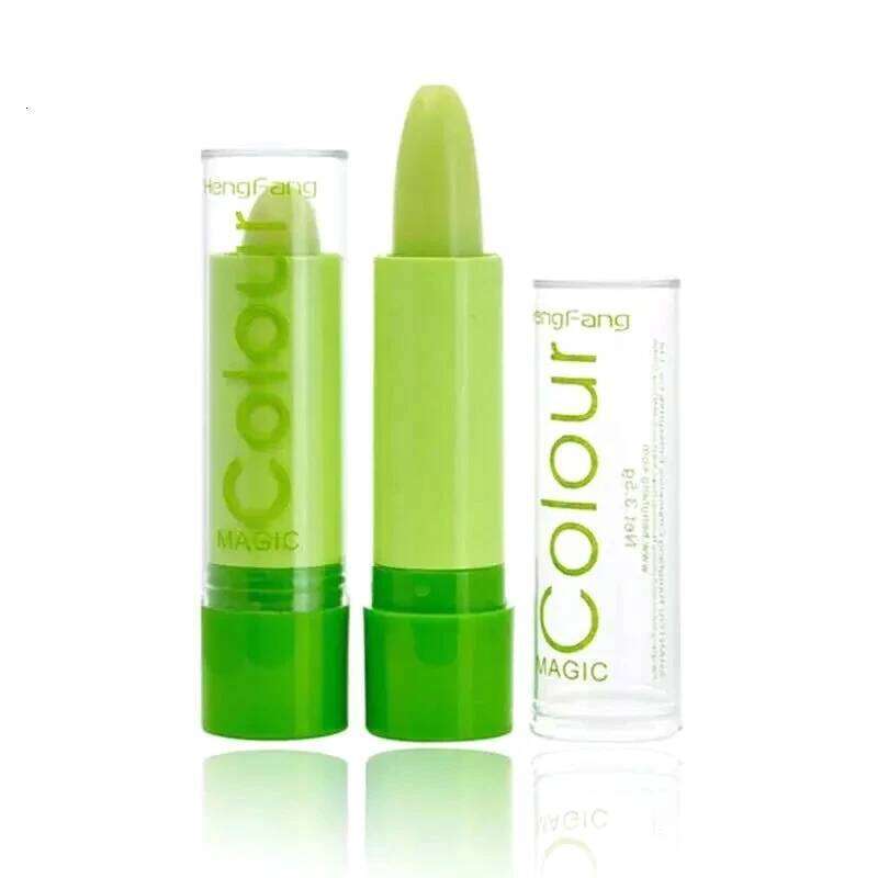 Warm Change Lip Balm Moisturizing Lipstick easy color and not stick to the cup W260311