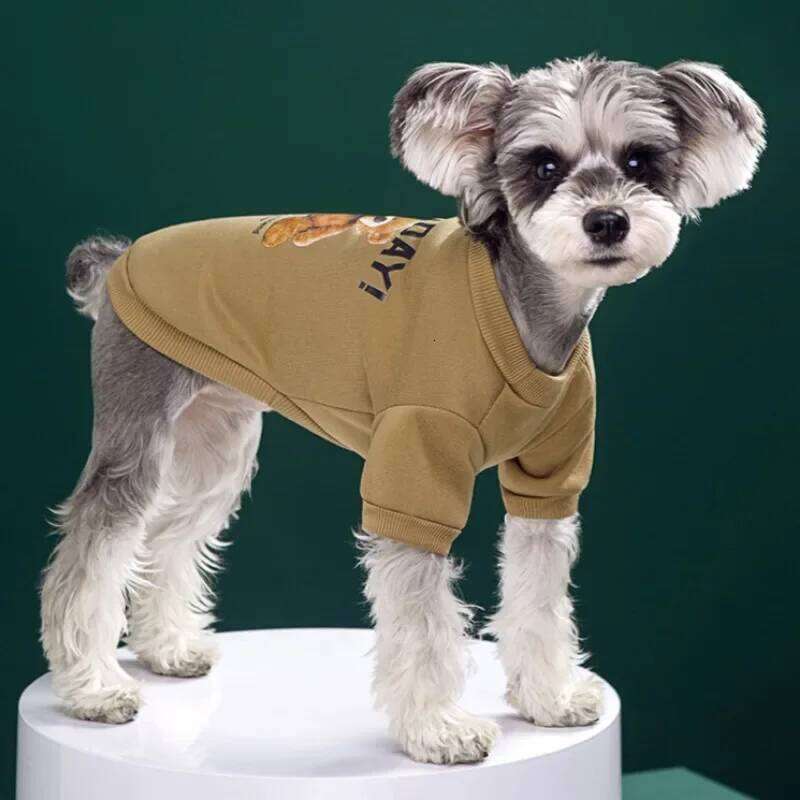 Famous brand Dogs Winter Cute Clothes Puppy Warm Pullover Sweatshirt Bear Pattern Pet Jacket for Small Medium Dog Cat Coats Chihuahua Costume pupakaIK