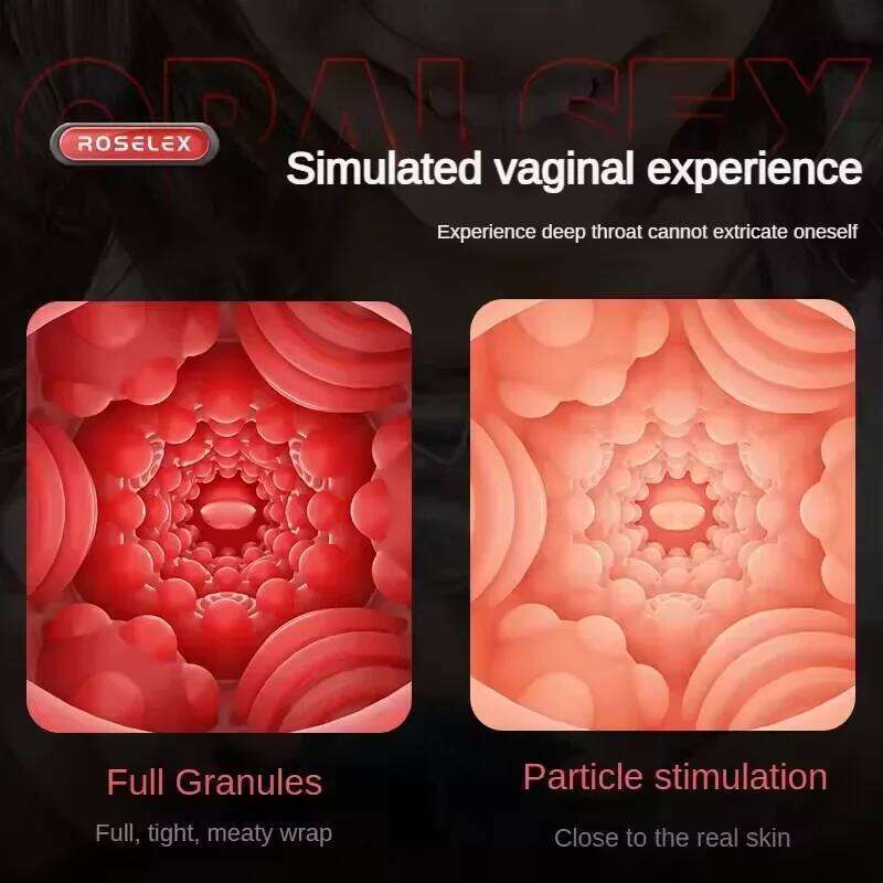 Male Masturbator for Men Sucking Machine Oral Vaginal Penis Vibrator Sex Toy Masturbation Cup Blowjobs Stimulation Exercise 18+ Z260312