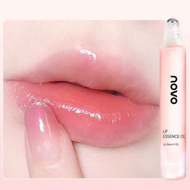 Fruit Flavored Vitamin E Oil & Hydrating Serum,Nourishing Lip Oil, Long-Lasting Moisture,Mirror Shine Glass,Non-Sticky W260311