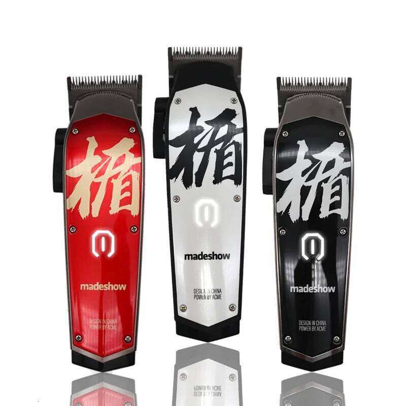 Professional Madeshow M10+ 0mm Bald Head Trimmer 2200mAh 7000 RPM Barber Finishing Hair Clipper for Man C260312