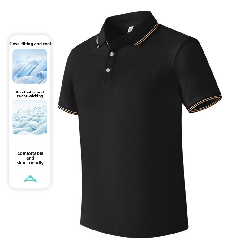 Cross-border T-shirts, short-sleeve corporate shirts, summer workwear, group advertising logo printing embroidery T-shirts and polo shirts