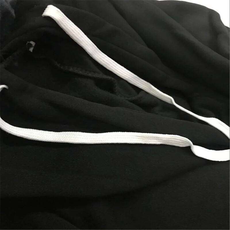 Harajuku Casual Jogging Women's Hooded Sportswear Suit Set Clothing C260312