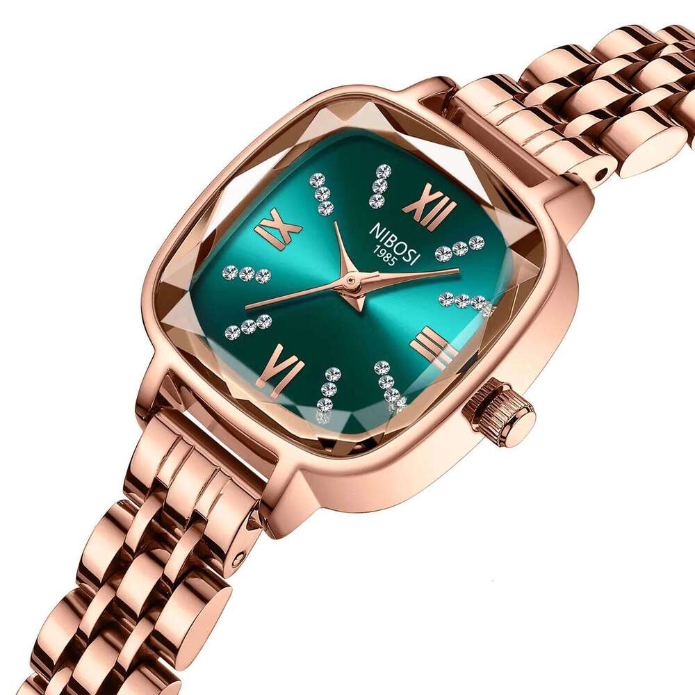 NIBOSI Luxury for Woman Waterproof Stainless Steel Quartz Ladies Watch High Quality Women's Watches Elegant Female Clock