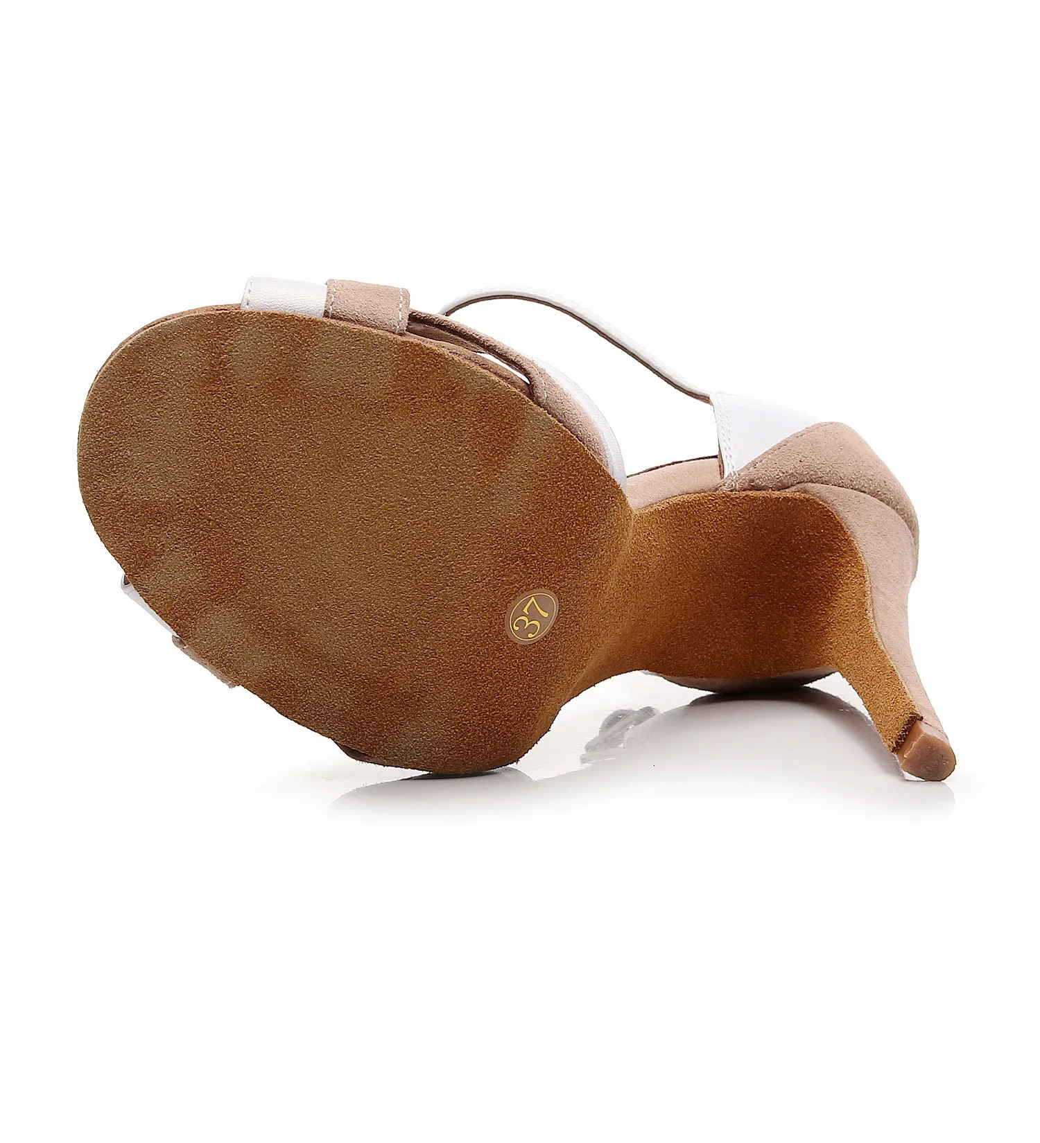 Profession Latin Dance Shoes Large Size Suede Sole Indoor Training High Heels PU Jazz Salsa Ballroom Sandals for Women 260306