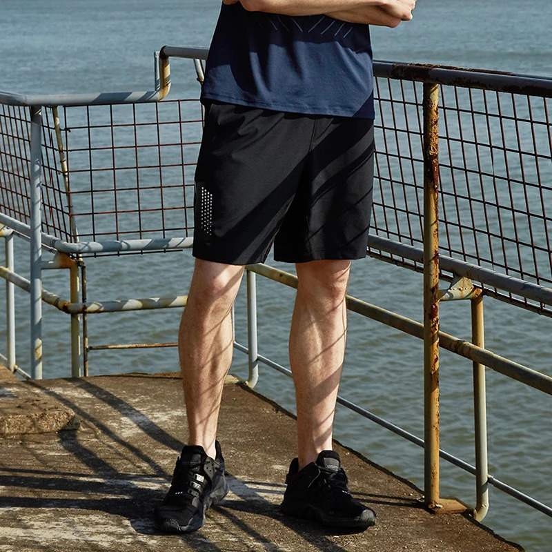 Ice Silk Running Shorts Men Printing Loose Basketball Sport Gym Quick Dry Breathable Fitness Training Workout Bottom Male 260228