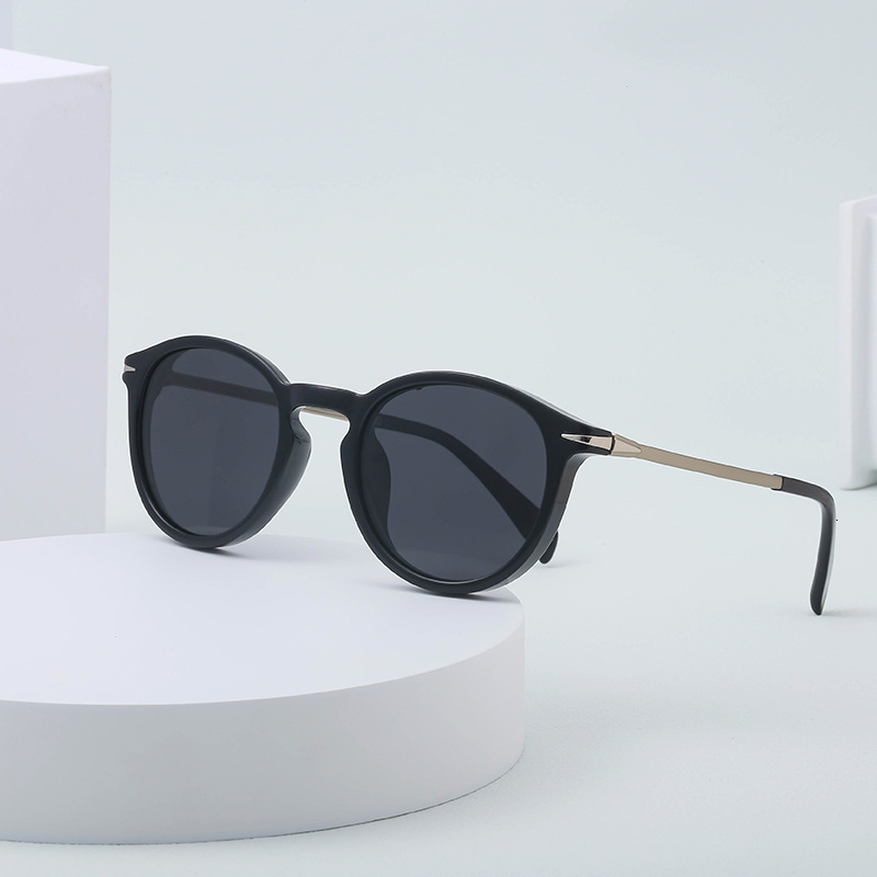 Retro Round Frame Polarized for Women Trendy Glasses Wholesale Sunglasses