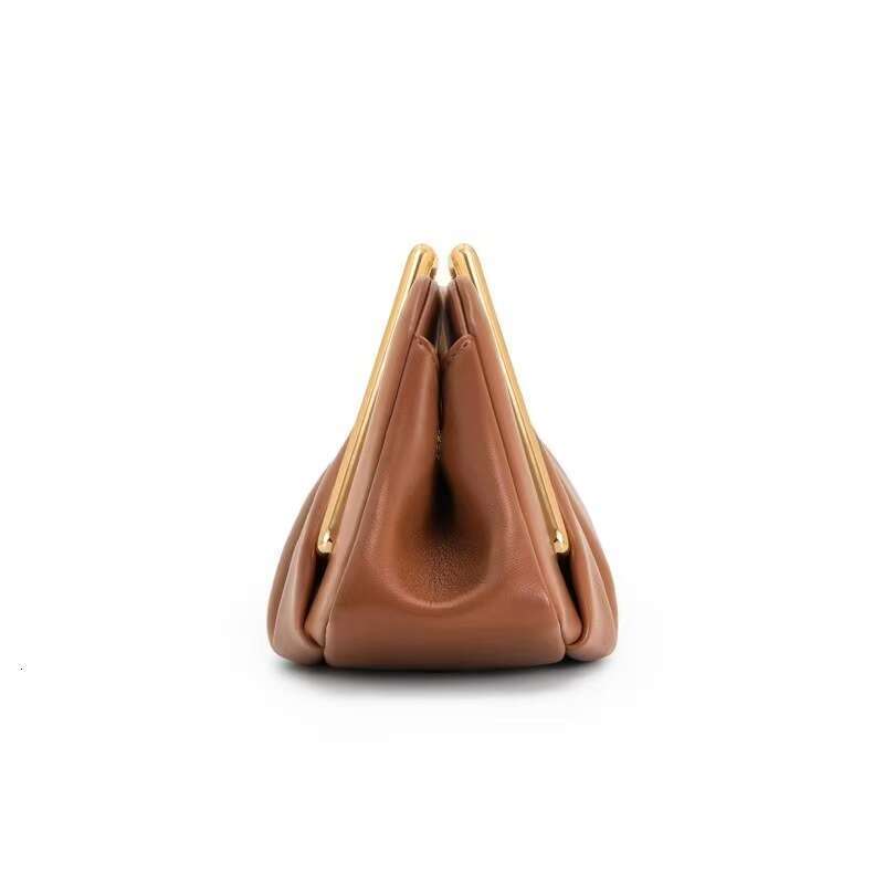 Luxury Soft Brown For Women Leather Hobos Retro Cloud Crossbody Phone Clutch Clip Bag Female Bolsa tote bag shoulder bag Xiu Lai Si