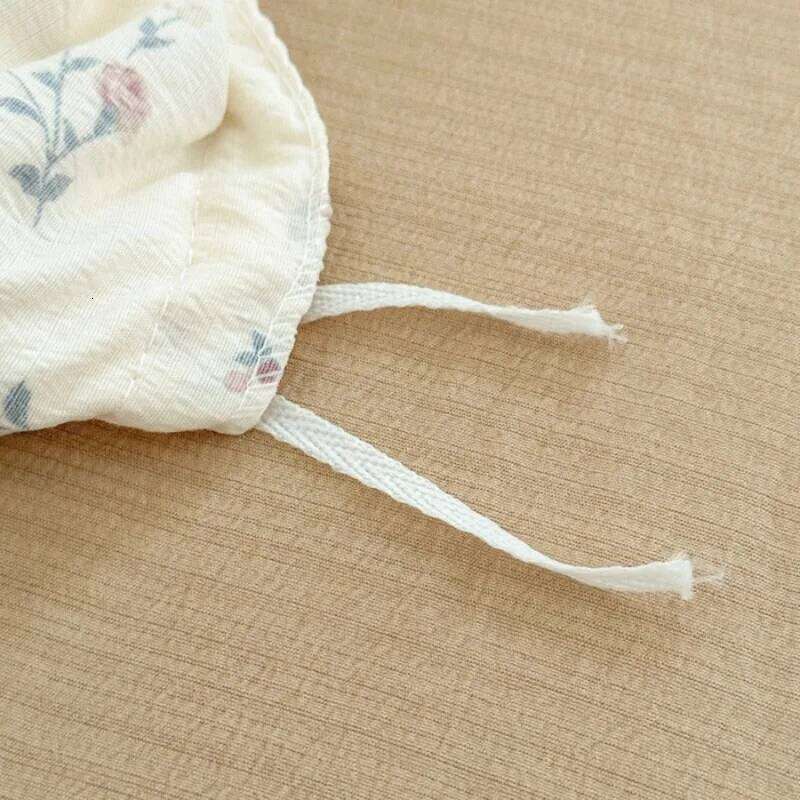 Gentle small floral four piece set aerobic knitted lace double-layer yarn duvet cover washed cotton bed sheet H260312