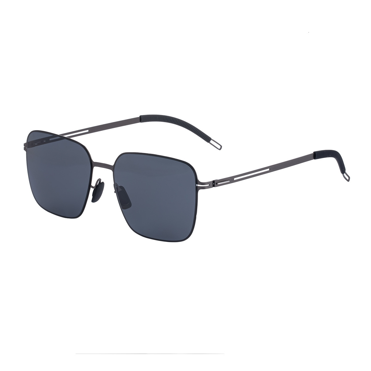 2026 New Fashion Square Frame Polarized Sunglasses for Men, Nylon Lenses, Outdoor Sun Protection Sunglasses,