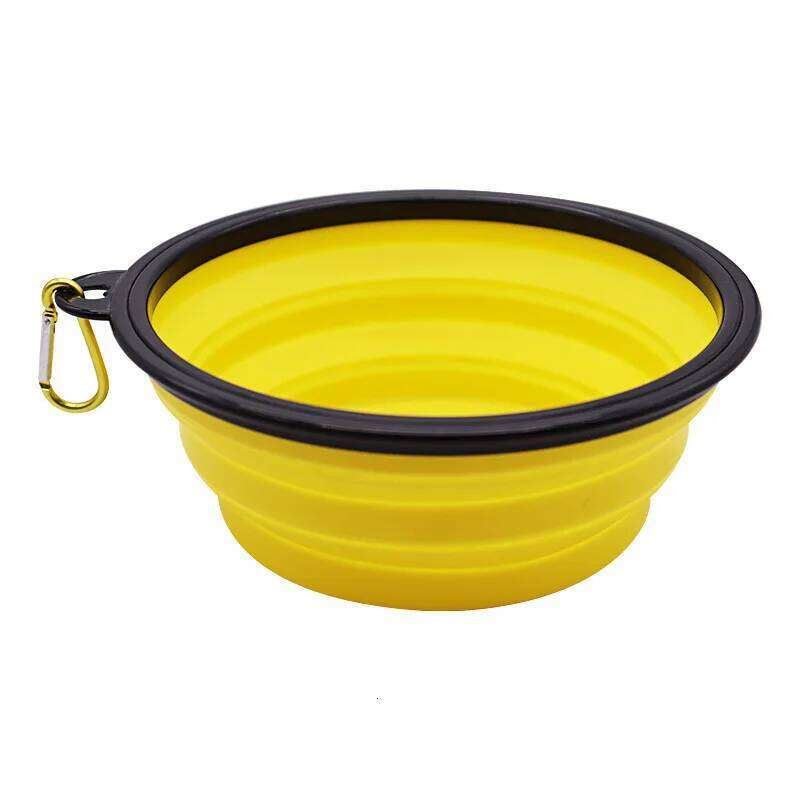 350ML/650ML Foldable Silicone Pet Bowl Portable Puppy Food Container Collapsible Feeder for Outdoor Camping Dog Accessories 26Y0312