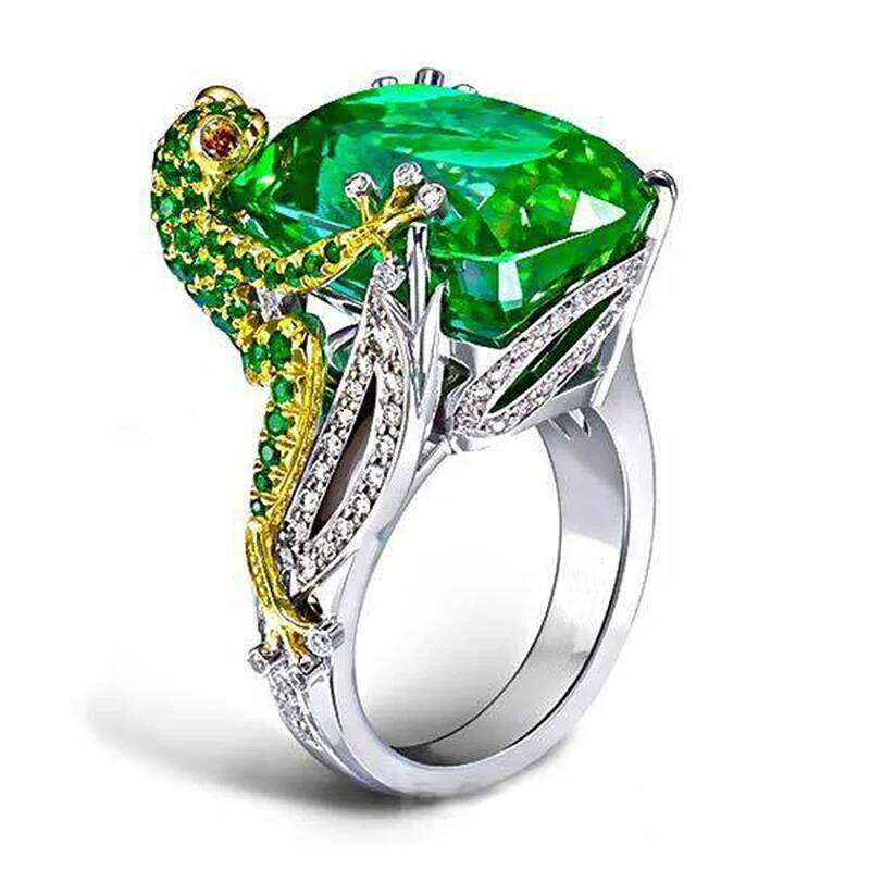 Exquisite Unique Spider Fog Finger for women Shiny CZ Crystals Stone Animal Rings Female Anel accessories gifts H260312