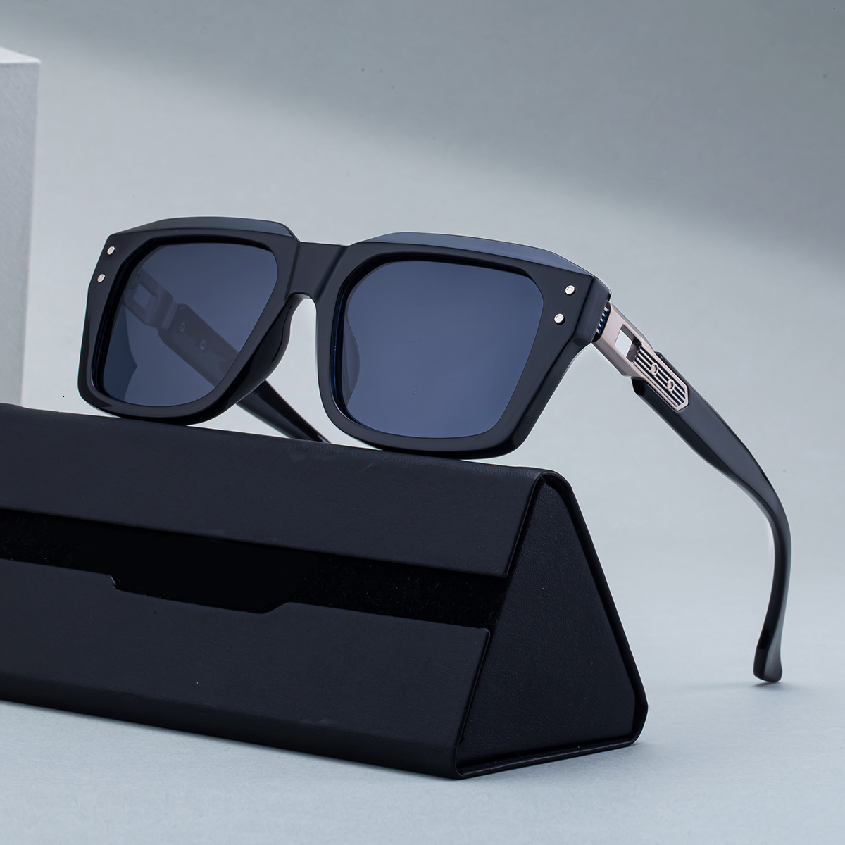 2026 New Fashion Square Frame Polarized Sunglasses Personalized Outdoor Trendy Sun Protection Glasses for Men,