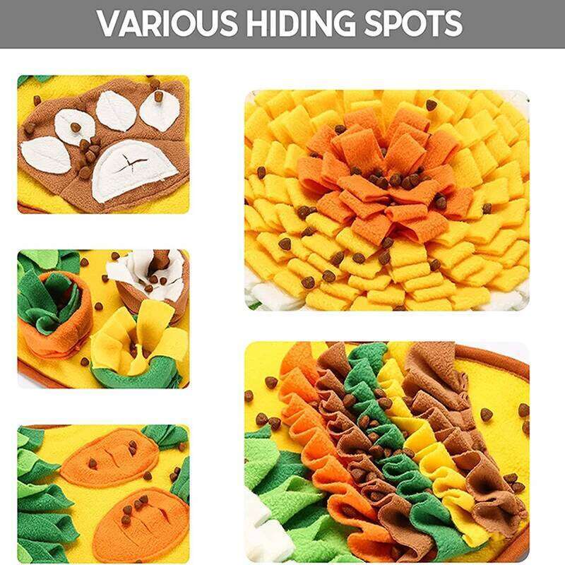 New Foraging Smell Blanket Entertainment Interactive Dog Slow Food Mat Training Educational Pet Toys 26Y0312