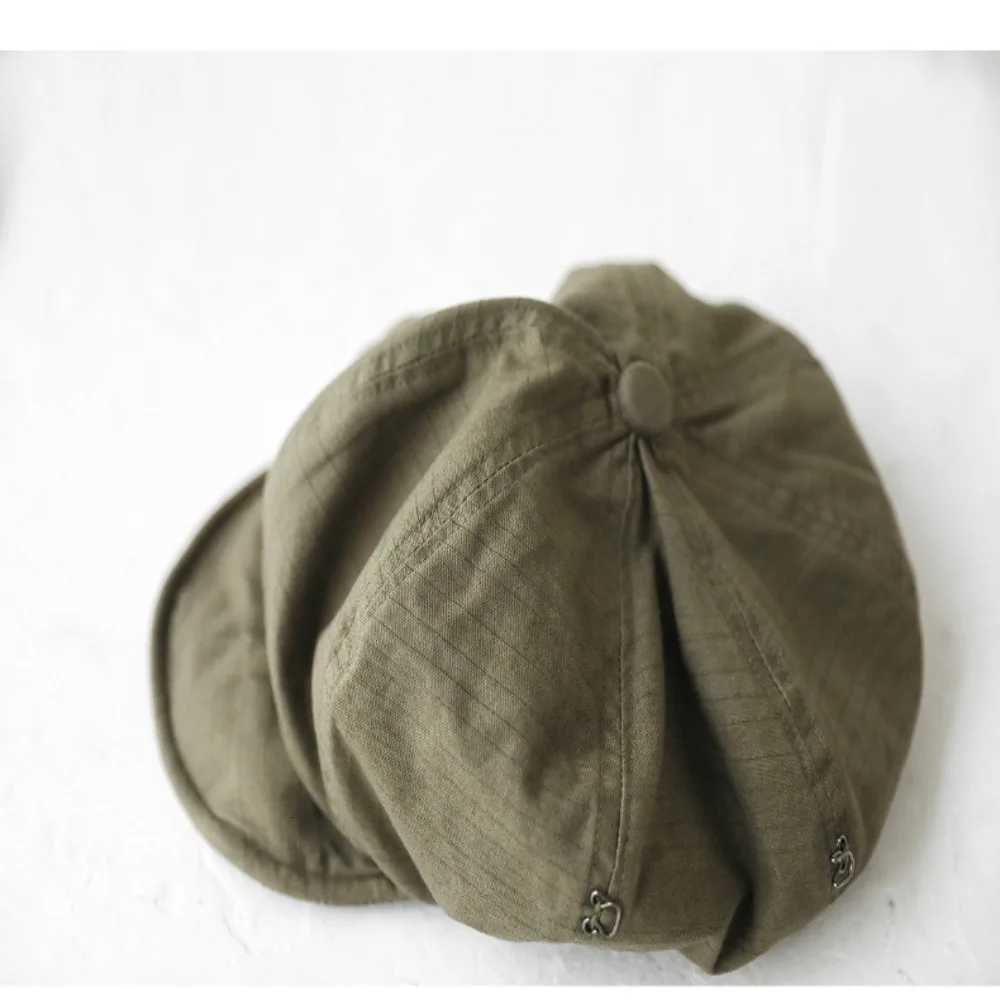 Casual Plus Size Newsboy Caps Cotton Dome Painters Hats Berets Hat H260312 - view 5