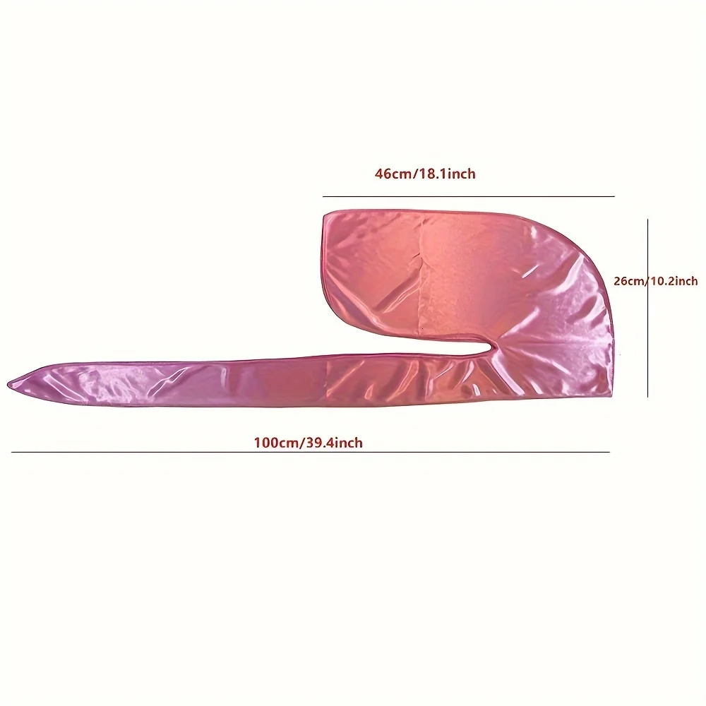 10 Pcs/Pack Durags for Women and Men Long Tail Durags 360 Wave Dorag 10 Colors 260304