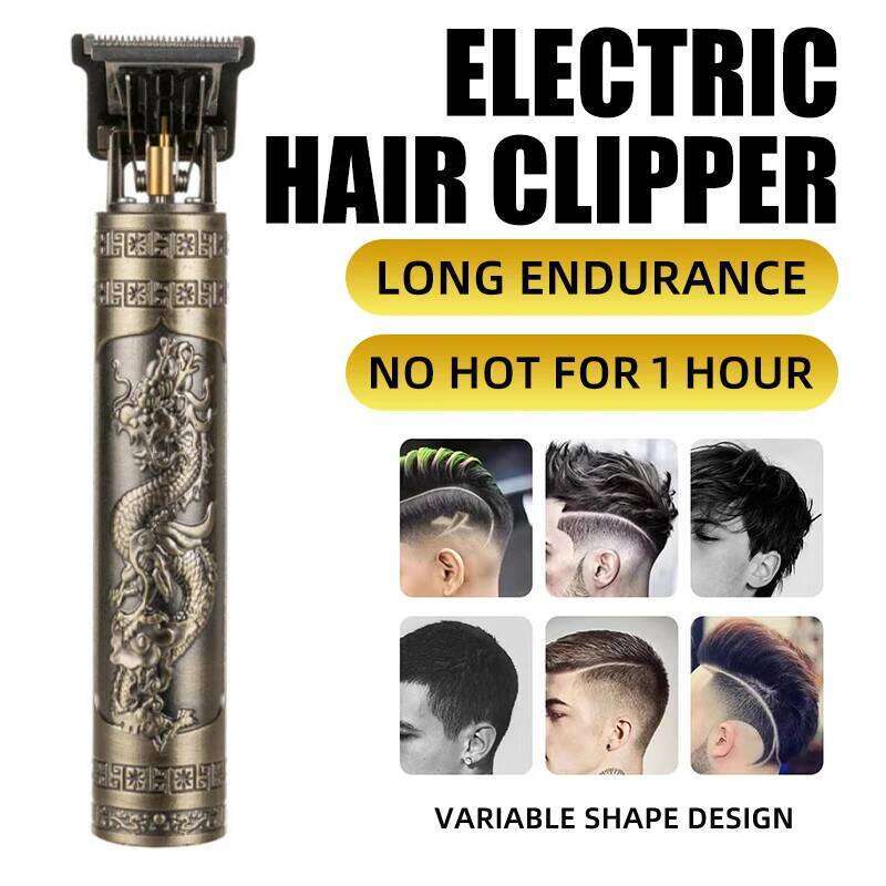 Retro T9 Electric Hair Clipper Professional Men's Shaver Eechargeable Haircut Trimmer Men C260312