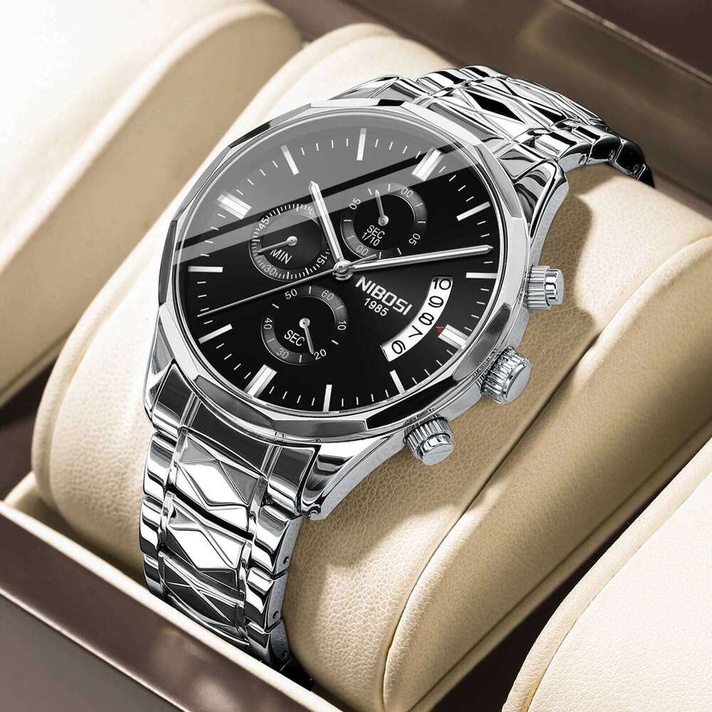 New NIBOSI Mens Watches Top Brand Luxury Fashion Watch Men Waterproof Luminous Chronograph Quartz Wristwatches Relogio Masculino