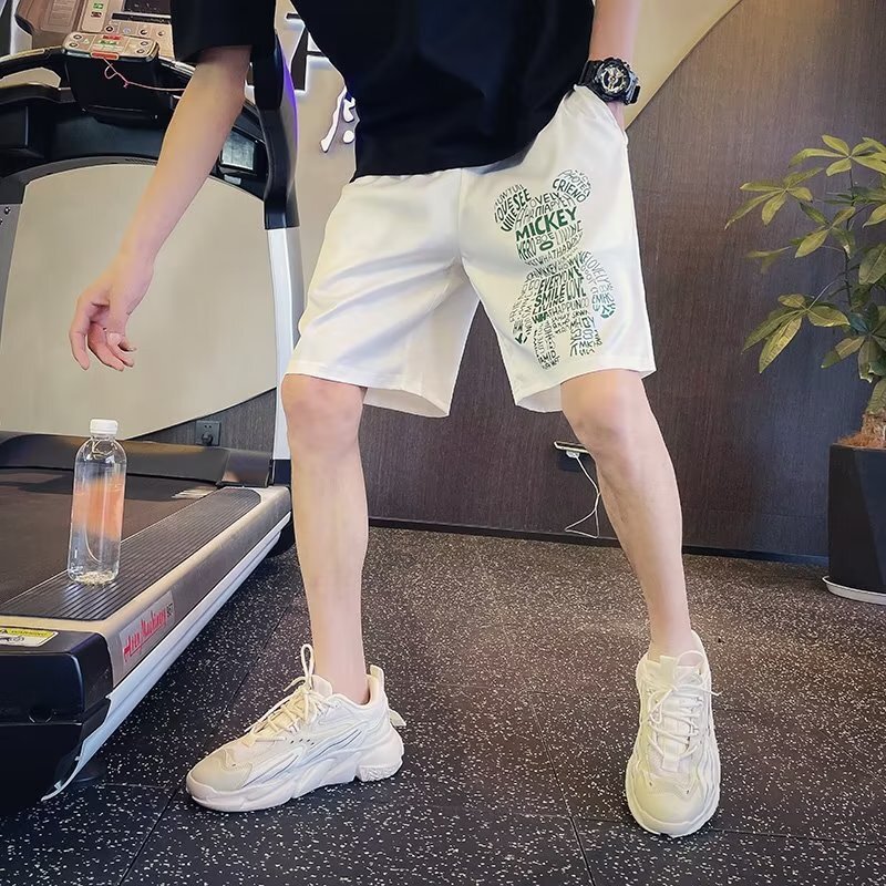 2026 New Designer Luxury Brand Men's Summer Ice Silk Shorts Thin Korean Style Fashionable Loose, Multi-functional Casual Sports Shorts Fashion Br