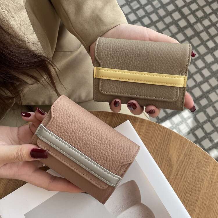 Luxury fashion wallet Women S New Trendy Simple Fashion Wallet Japanese And Korean Accordion Style Short Wallet With Multiple Card Slots For Women