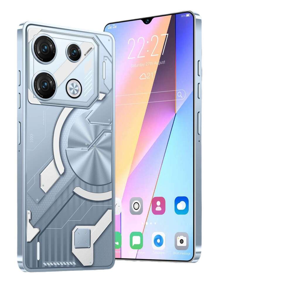 Famous brand new cross-border exclusive mobile phone GT10 in stock, Android, 7.3-inch large screen, 22+2TB, 5G smartphone, factory price. CKS