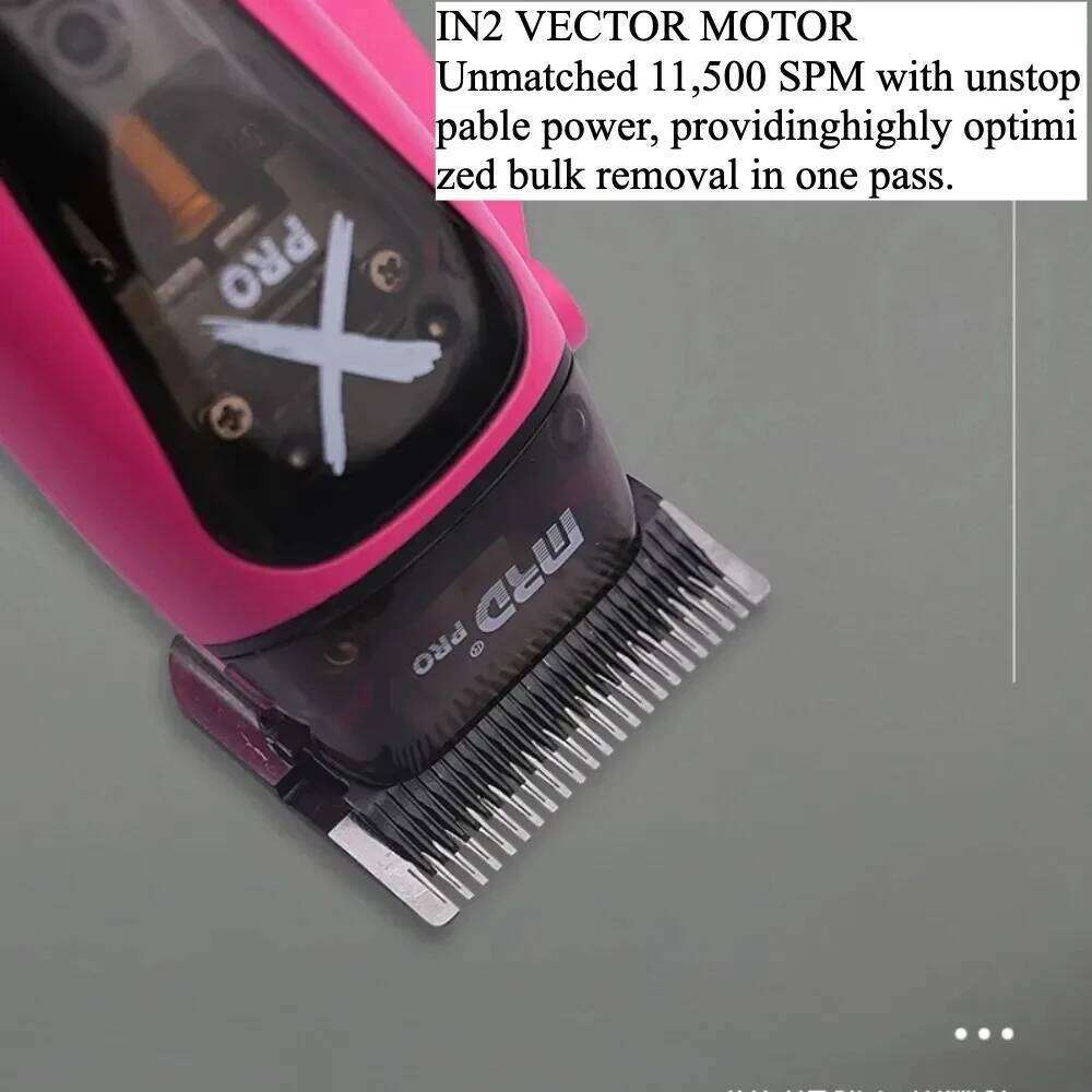 MRD HAIR CLIPPER X PRO Clippers for men,11500RPM Professional Vector Motor Cordless Hair Clipper Intuitive Torque Control C260312