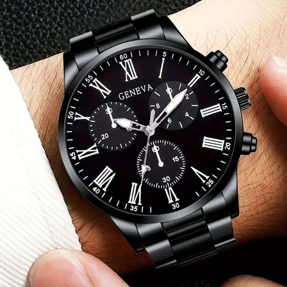 Men's Fashion Business Simple casual quartz watch, Daily and work accessories, holiday gifts