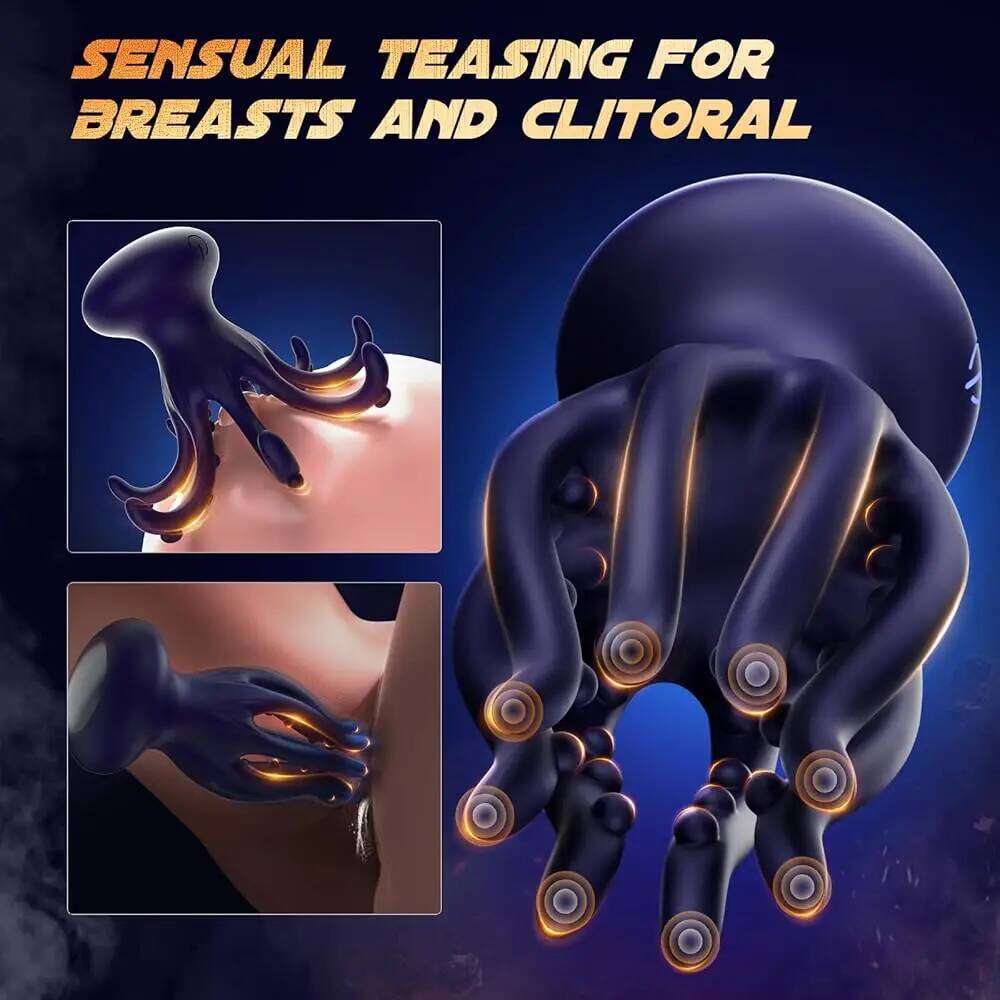 Male Masturbator Vibrator Penis Glan Testicle Massage Trainer Delay Ejaculation Silicone Sex Toys Adult Goods for Men Z260312