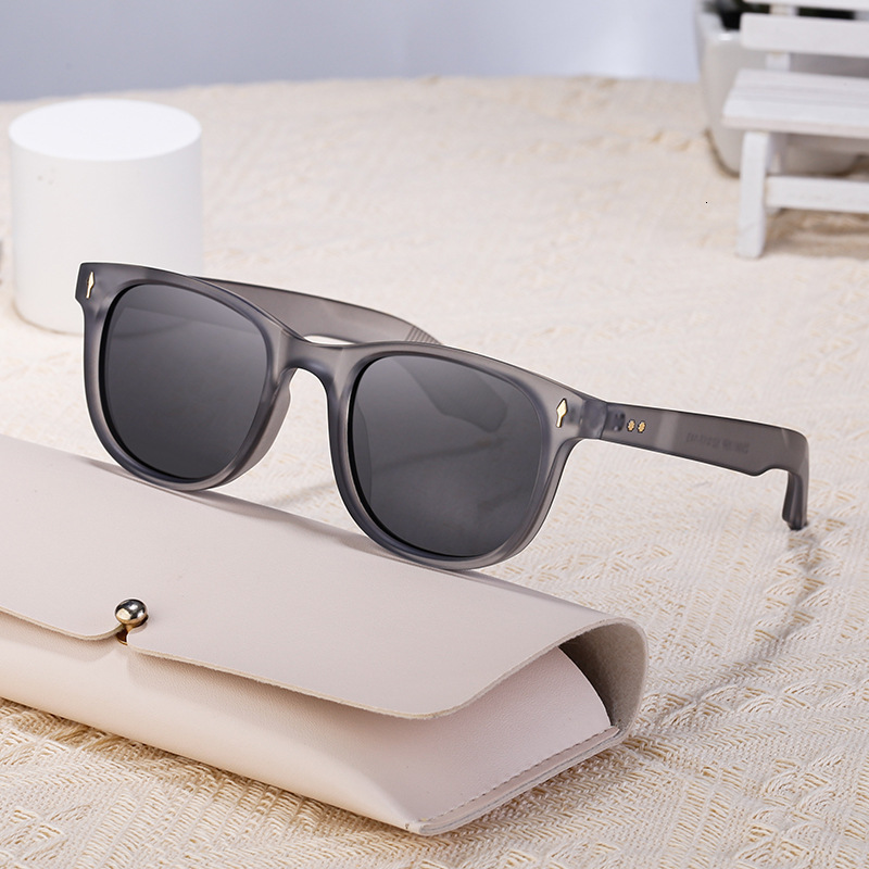 Retro Square Frame Polarized Fishing Special Men's Outdoor Sunglasses Sun Protection Driving Trendy Glasses