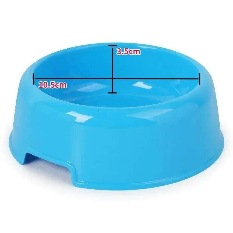 Bowls Dog Cat Plastic Food Feeding Water Dish Bowl Feeder Pet Supplies accesorios para perros 26Y0312