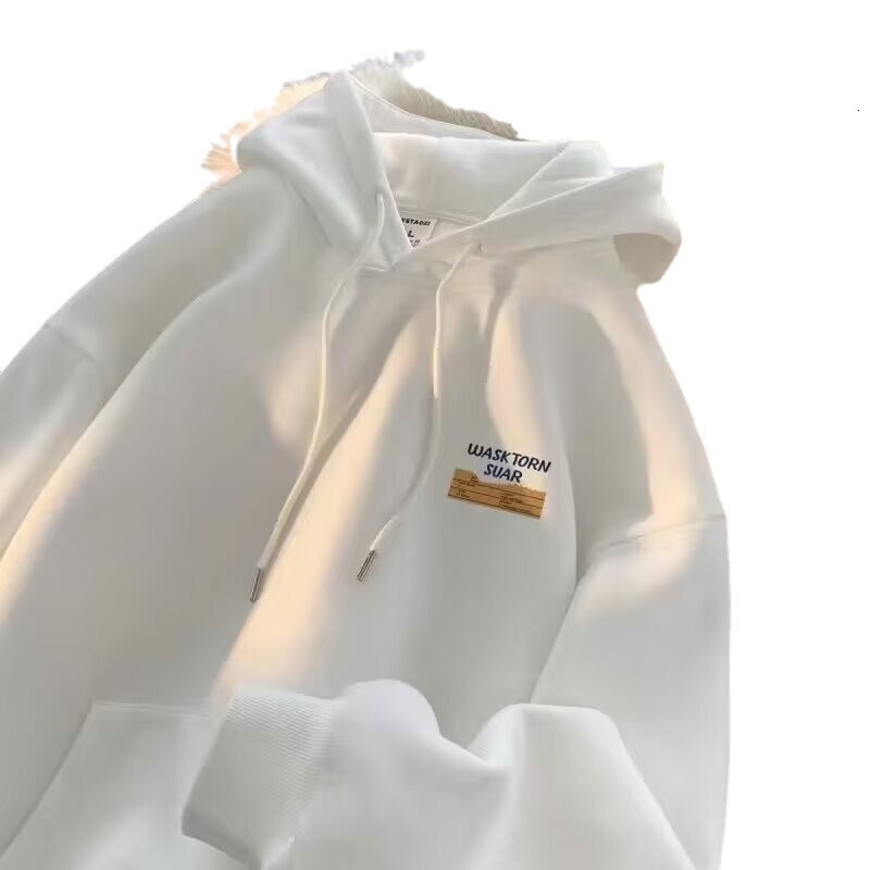 Winter Hooded Printed Sweatshirt For Men Trendy Style Oversized Top Designer Hoodie For Teenagers Loose-fitting Men's Hoodie
