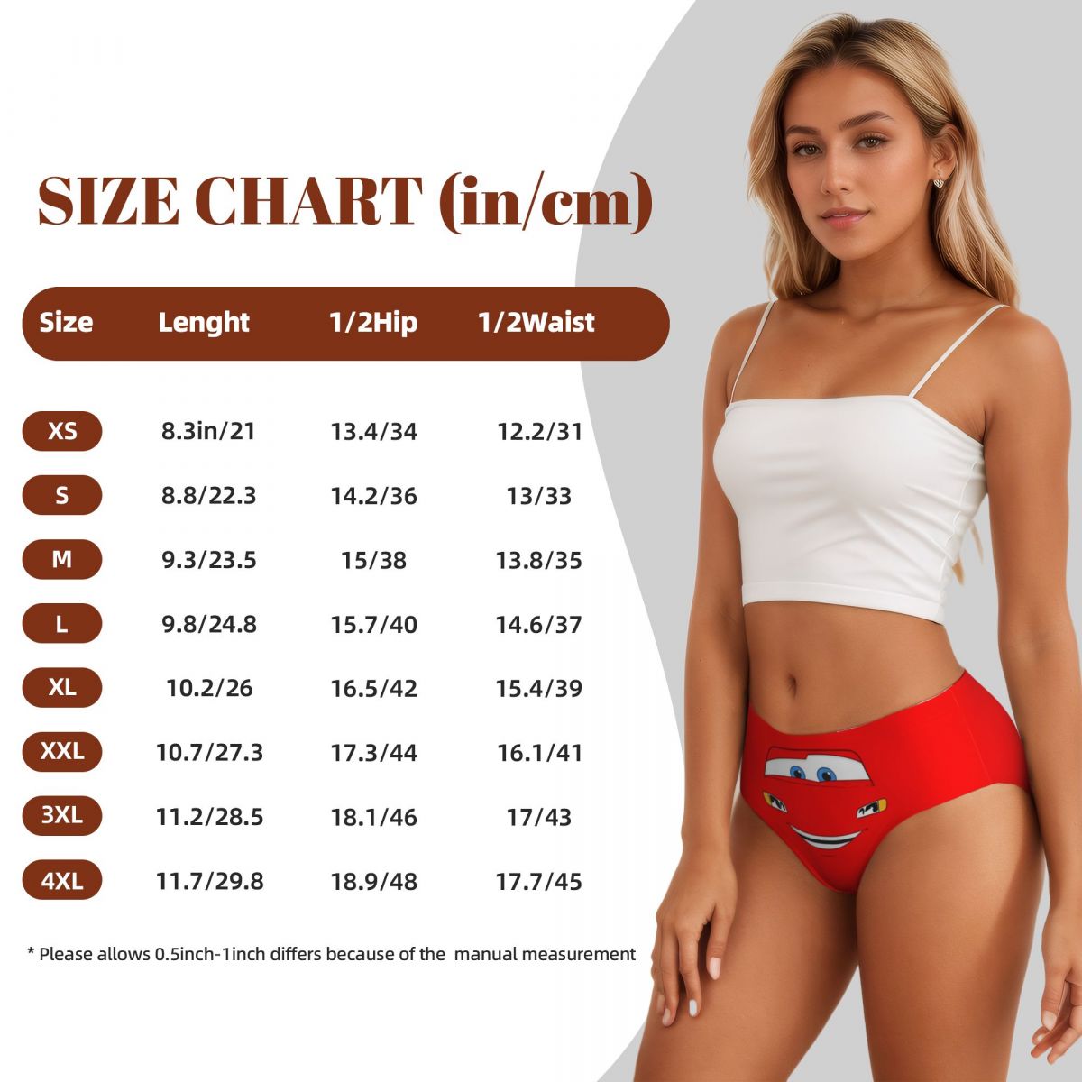 Happy Cars Lightning McQueen Womens Briefs Underwear Panties Disney Cartoon Breathable Disney Cartoon Underpants Sexy Briefs