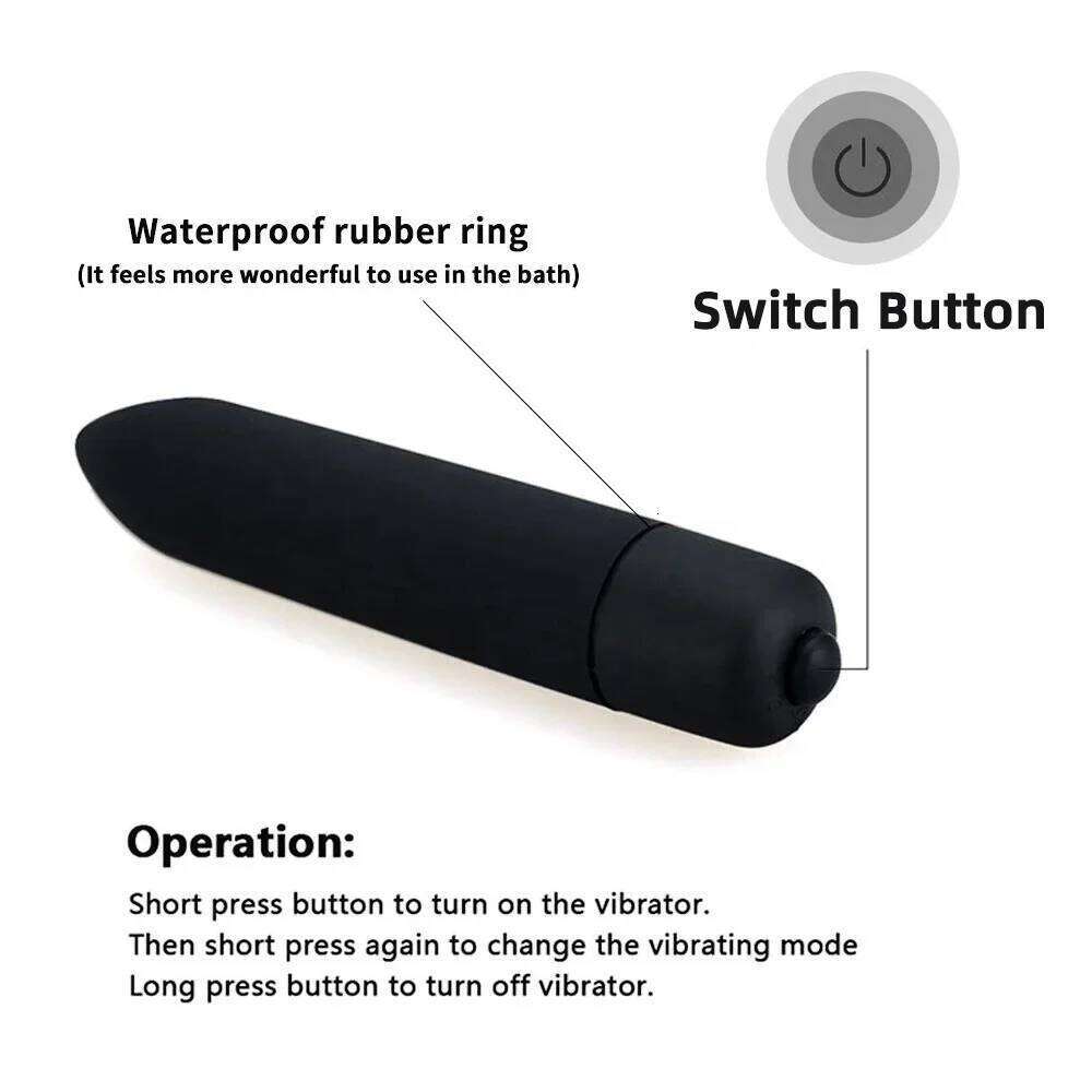 10 Speed Mini Bullet Vibration Adult Female Dildo Clit Stimulation Sex Toy vibrators G Spot Vagina Vibrator For Women Z260311