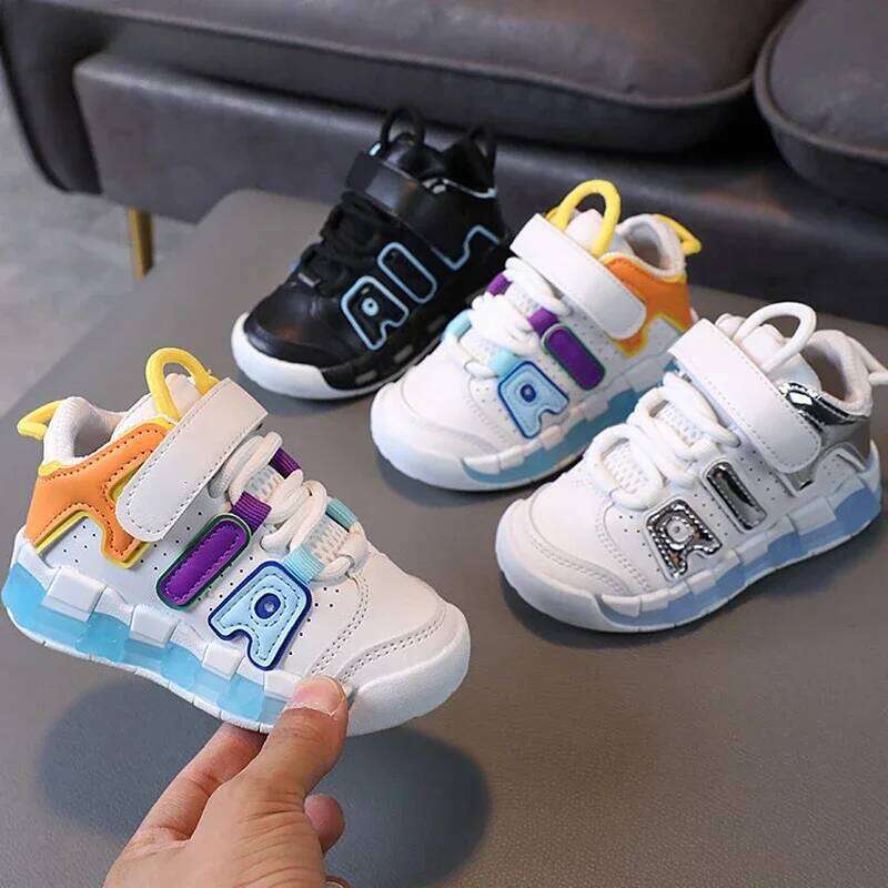 Boys Sports Toddler Non-slip Sneakers Casual Soft for Children Girls Baby Kids Outdoor Shoes H260312