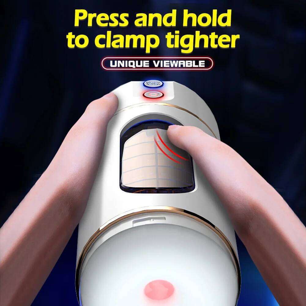 Men's Penis Trainer Male Masturbator Simulation Channel Moaning Stimulate Vibrator Adult Sexy Sex Toy For Men Pocket Pussy Z260312